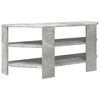 vidaXL MuebledeTVdeesquina Gris Concreto 102x40,5x45cm