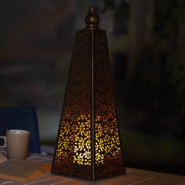 Luxform Iluminaci&oacute;n de luz LED Pyramid 45 cm cobre