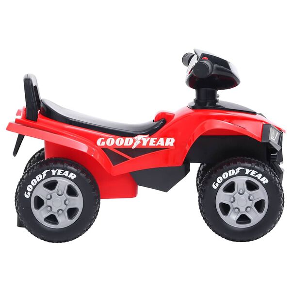 vidaXL Quad correpasillos infantil Good Year rojo