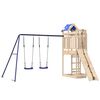 vidaXL Parque infantil de exterior de madera maciza de pino