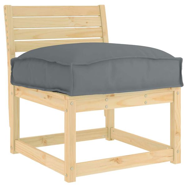 vidaXL Coj&iacute;n Antracita 60 x 40 x 8 cm Tela Oxford