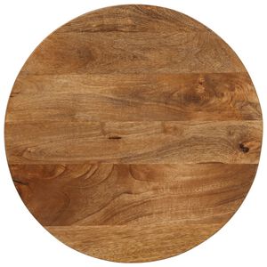 vidaXL Tablero de mesa redondo madera maciza de mango &Oslash; 50x3,8 cm