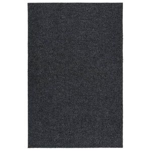 vidaXL Alfombra de pasillo atrapa suciedad 100x150 cm gris antracita