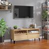 vidaXL Mueble de TV madera contrachapada roble Sonoma 100x34,5x44,5 cm
