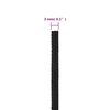 vidaXL Cuerda de barco polipropileno negro intenso 3 mm 500 m