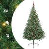 vidaXL &Aacute;rbol de Navidad Artificial Preiluminado Verde 240 cm PVC