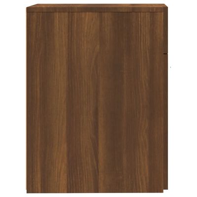 vidaXL Armario botiquín madera contrachapada roble marrón 20x45,5x60cm