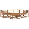 vidaXL Conjunto de sof&aacute;s de exterior 5 pcs Natural