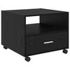 vidaXL Mesa de Caf&eacute; Roble Negro 55 x 55 x 45cm Madera de ingenier&iacute;a