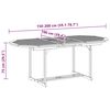 vidaXL Juego comedor de jard&iacute;n 5 pzas madera maciza acacia y textileno