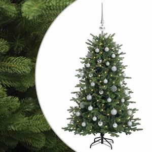 vidaXL &Aacute;rbol de Navidad artificial con bolas 120 cm 150 LED