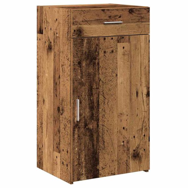 vidaXL Aparador con caj&oacute;n Madera vieja 50 x 42,5 x 93 cm