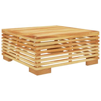 vidaXL Juego muebles de jardín 11 piezas y cojines madera maciza teca
