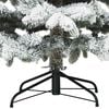 vidaXL &Aacute;rbol de Navidad artificial plegable cubierto de nieve 180 cm