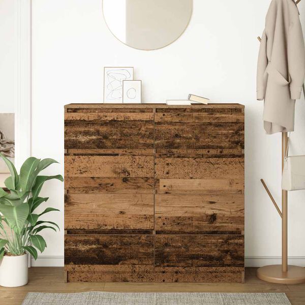 vidaXL Aparador de madera vieja 100x35x99 cm madera ingenier&iacute;a