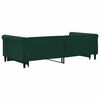 vidaXL Sof&aacute; cama nido terciopelo verde oscuro 100x200 cm
