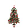 vidaXL &Aacute;rbol de Navidad con 150 LED con soporte Verde 65 cm PE