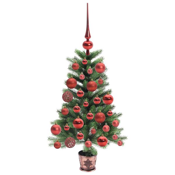 vidaXL &Aacute;rbol de Navidad con 150 LED con soporte Verde 65 cm PE