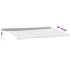 vidaXL Toldo retr&aacute;ctil autom&aacute;tico luz LED antracita blanco 600x350 cm