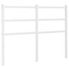 vidaXL Cabecero de repuesto de metal blanco 120 cm