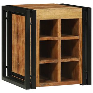 vidaXL Estante de Vino 35 x 35 x 39 cm Madera de Acacia S&oacute;lida
