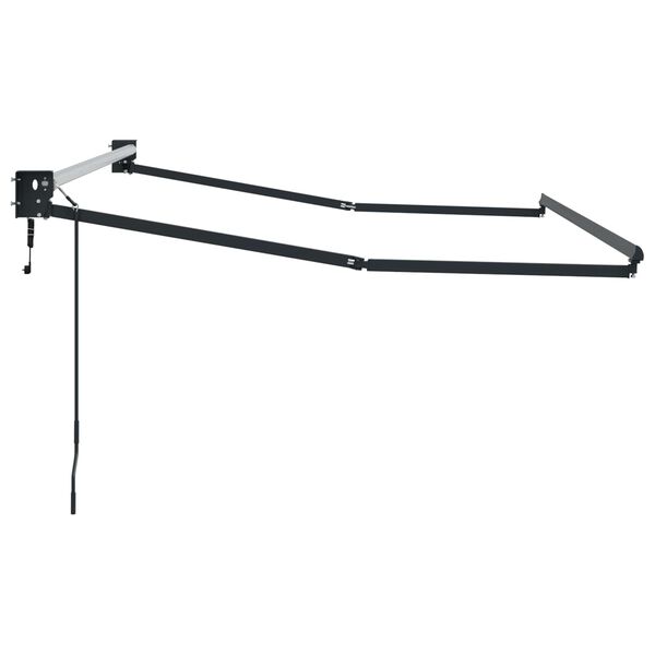 vidaXL Estructura de toldo retr&aacute;ctil el&eacute;ctrico Antracita 2,5 x 2 m