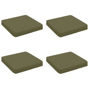 vidaXL Cojines de Asiento de 4 Piezas VUGHT 4 pcs 100% Poli&eacute;ster
