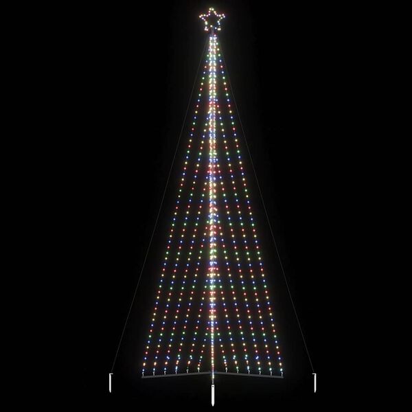 vidaXL &Aacute;rbol de Navidad LED 789 LEDs de colores 476 cm
