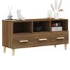 vidaXL Mueble para TV madera contrachapada roble marr&oacute;n 102x36x50 cm