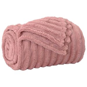 vidaXL Manta Rosa 240 x 220 cm 1.37 kg Lana