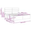 vidaXL Estructura de cama con cabecera Gris Sonoma 180 x 200 cm