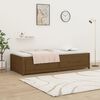 vidaXL Sof&aacute; cama madera maciza de pino marr&oacute;n miel 90x200 cm