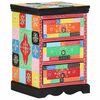 vidaXL Gabinete con cajones Multicolor 40 x 40 x 60 cm