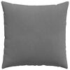 vidaXL Cojines de sofá 2 pcs Gris oscuro 60 x 60 cm tela