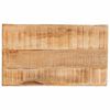 vidaXL Mesa Auxiliar Marrón 60 x 35 x 46 cm Madera de mango maciza