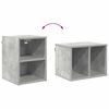 vidaXL Mueble colgante Gris Concreto 30 x 29,5 x 40 cm