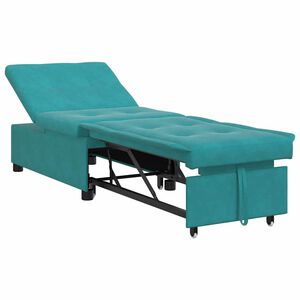 vidaXL Sof&aacute; cama Tuquesa 194 x 67 x 82 cm Terciopelo