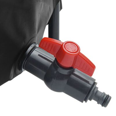 vidaXL Depósito de agua plegable con grifo PVC 1350 l