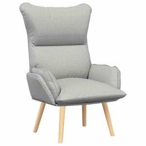 vidaXL sill&oacute;n Gris Nube Tela y contrachapado