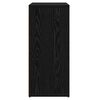 vidaXL Aparador 2 pcs Roble Negro 60 x 31 x 70 cm Madera de ingeniería