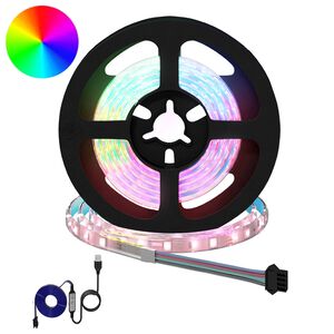 vidaXL Tira LED 2 uds. Negro y Transparente Cobre y pl&aacute;stico