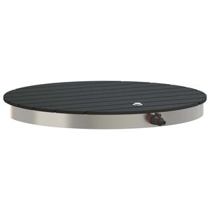 vidaXL Ducha de Piso para Jard&iacute;n WPC y acero inoxidable 201