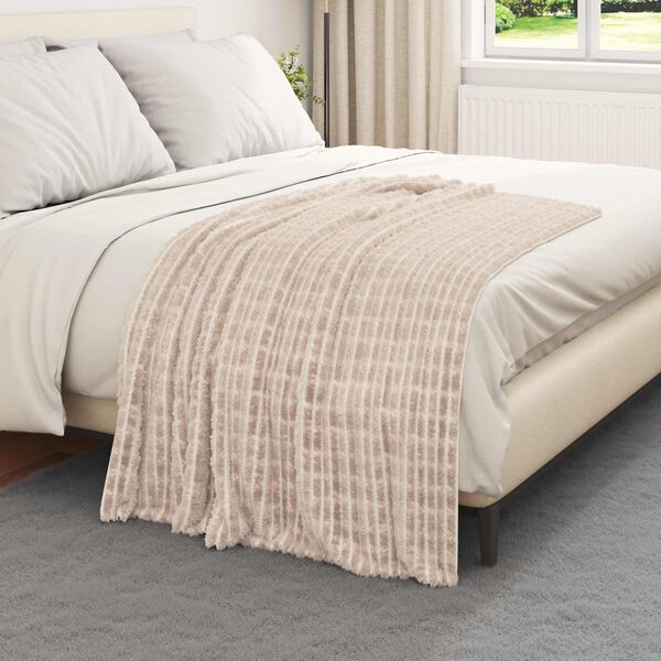 vidaXL Mantitas de Sof&aacute; 6 pcs Beige 150 x 130 cm Lana