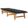 vidaXL Tumbona con coj&iacute;n rat&aacute;n sint&eacute;tico y madera maciza acacia