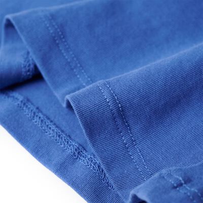 Camiseta infantil azul cobalto 116