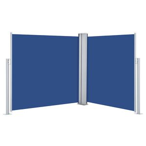 vidaXL Toldo lateral retr&aacute;ctil azul 100x600 cm