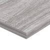 vidaXL Estantes pared 4 uds madera ingenier&iacute;a gris Sonoma 80x20x1,5 cm
