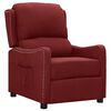 vidaXL Sill&oacute;n elevable tela rojo tinto