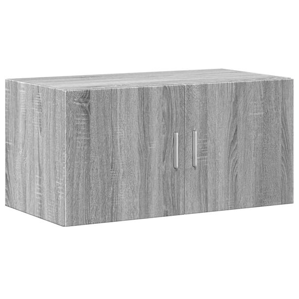 vidaXL Armario de pared madera de ingenier&iacute;a gris Sonoma 80x42,5x40 cm