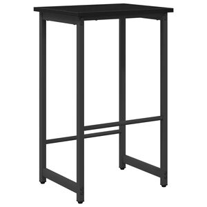 vidaXL Taburete de bar Roble Negro 40 x 32 x 64 cm